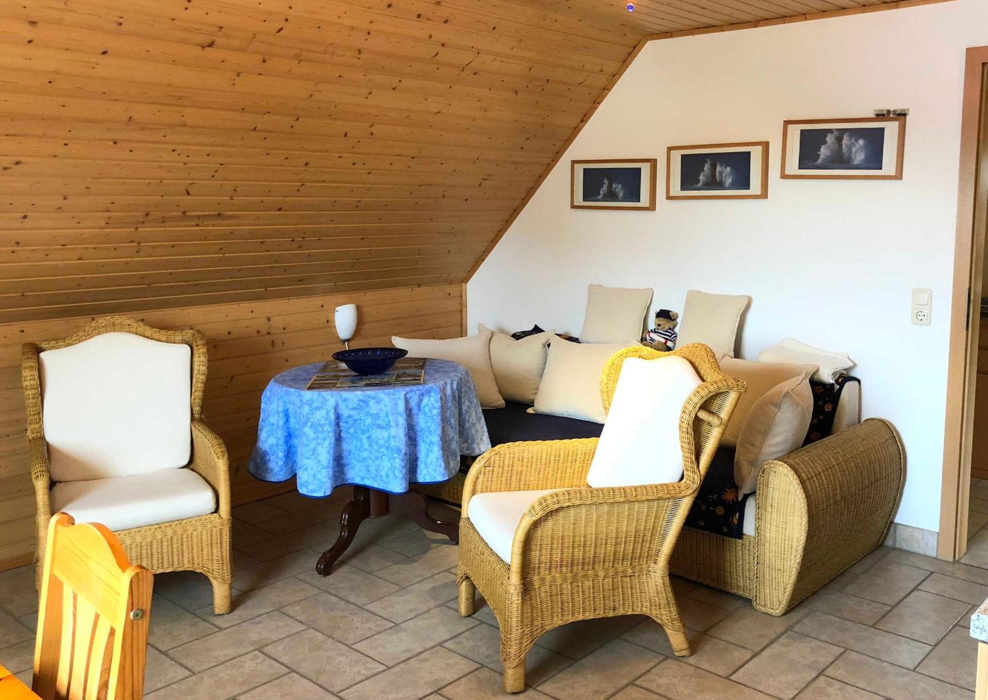 Ferienwohnung Mit Garten วีค ภายนอก รูปภาพ